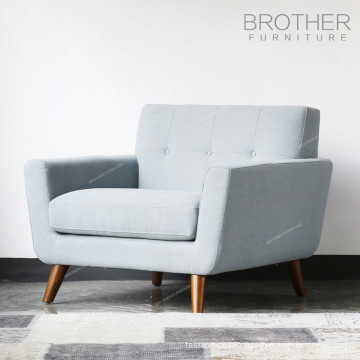 Latest design American style modern fabric single seat sofa